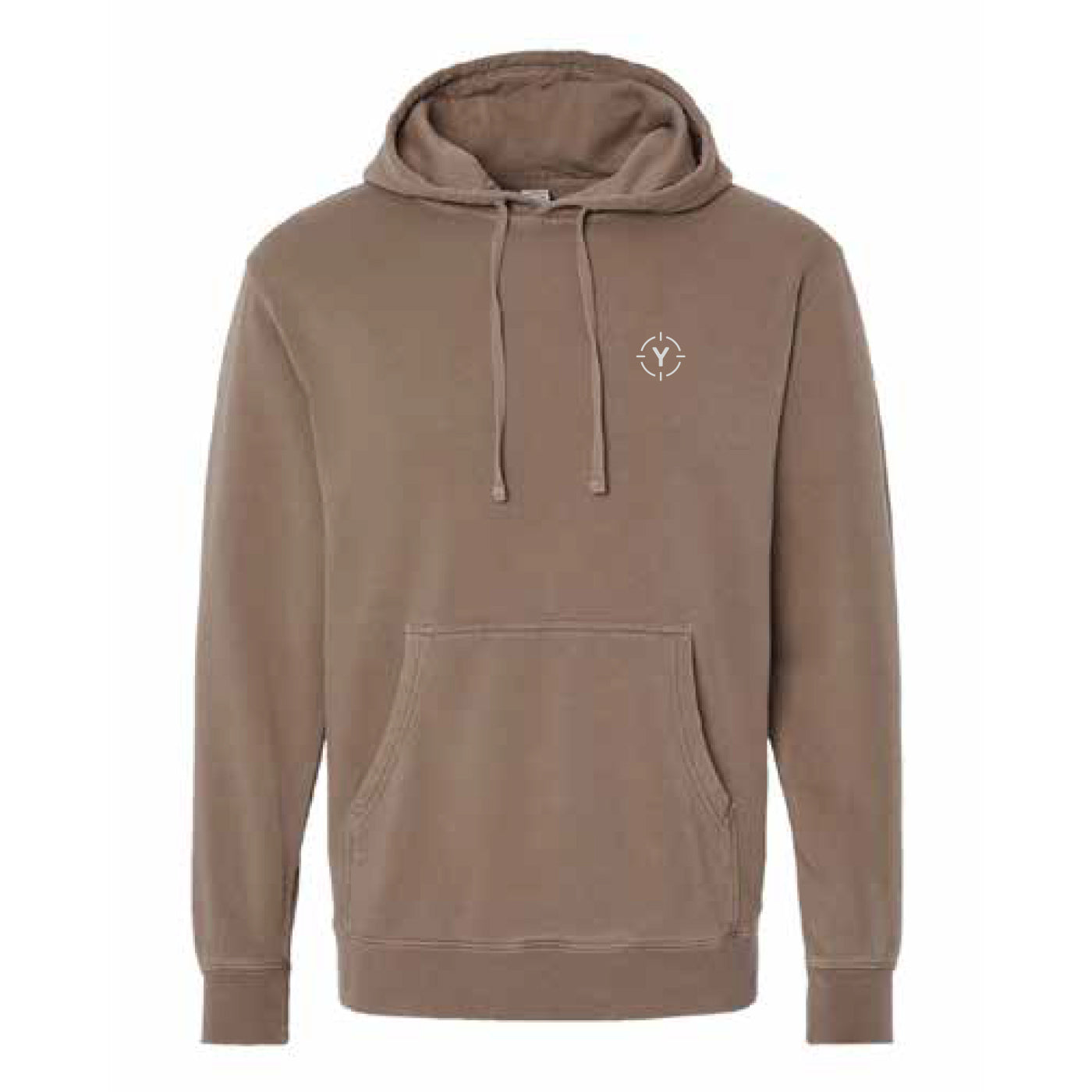 Front view of the Chasing Birdies Sweatshirt in Clay
