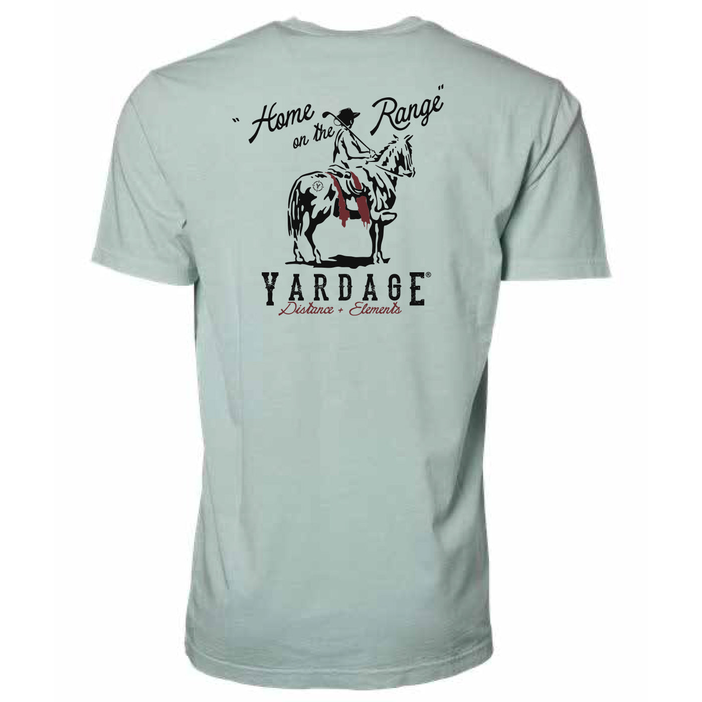 Front view of the Home On The Range Primo Tee in Sage