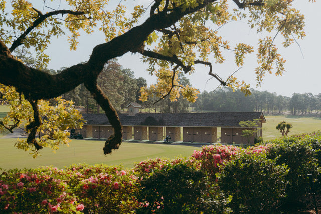 Driving range at the beautiful Southern Pines Golf Course, North Carolina