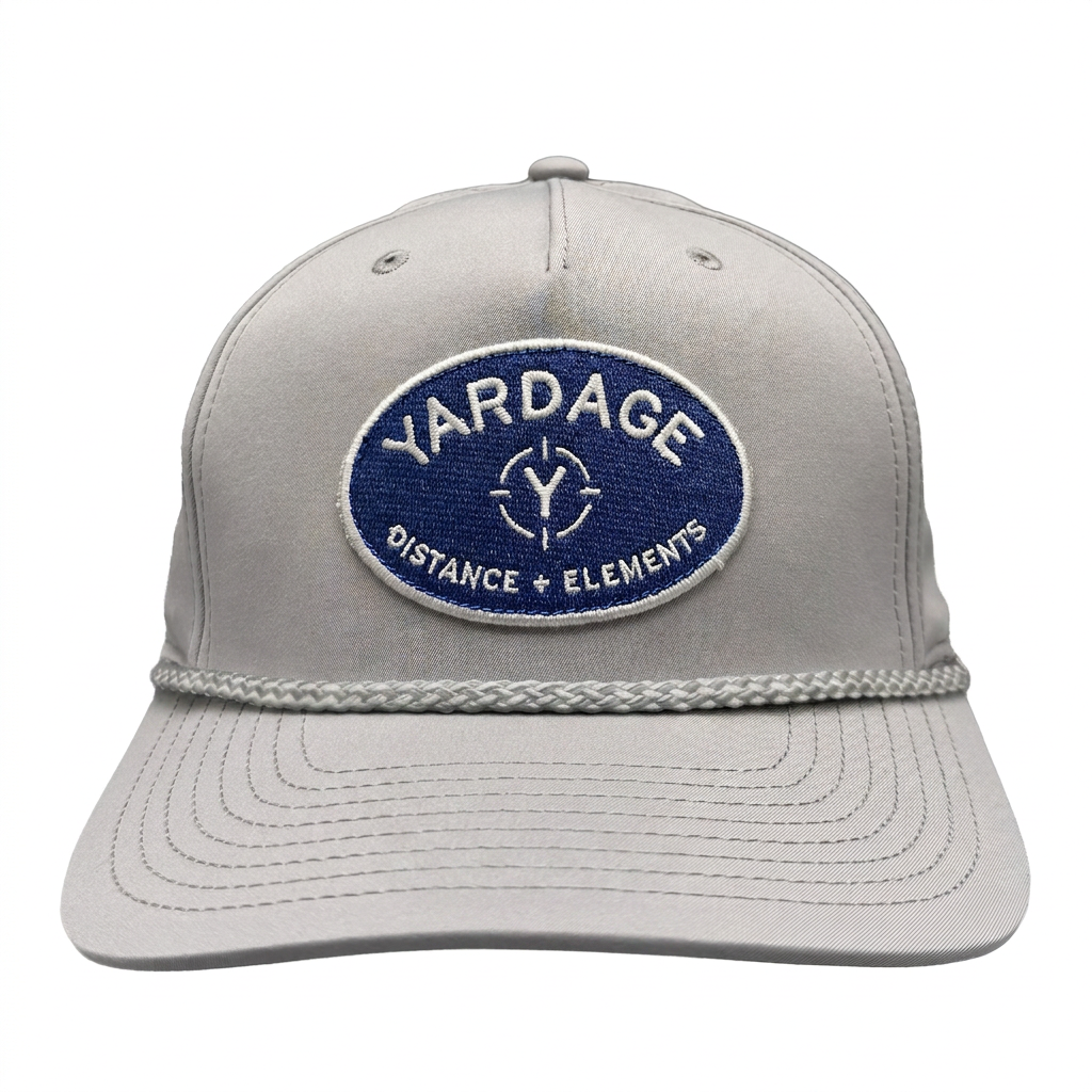 Yardage Distance + Elements Rope Hat front view
