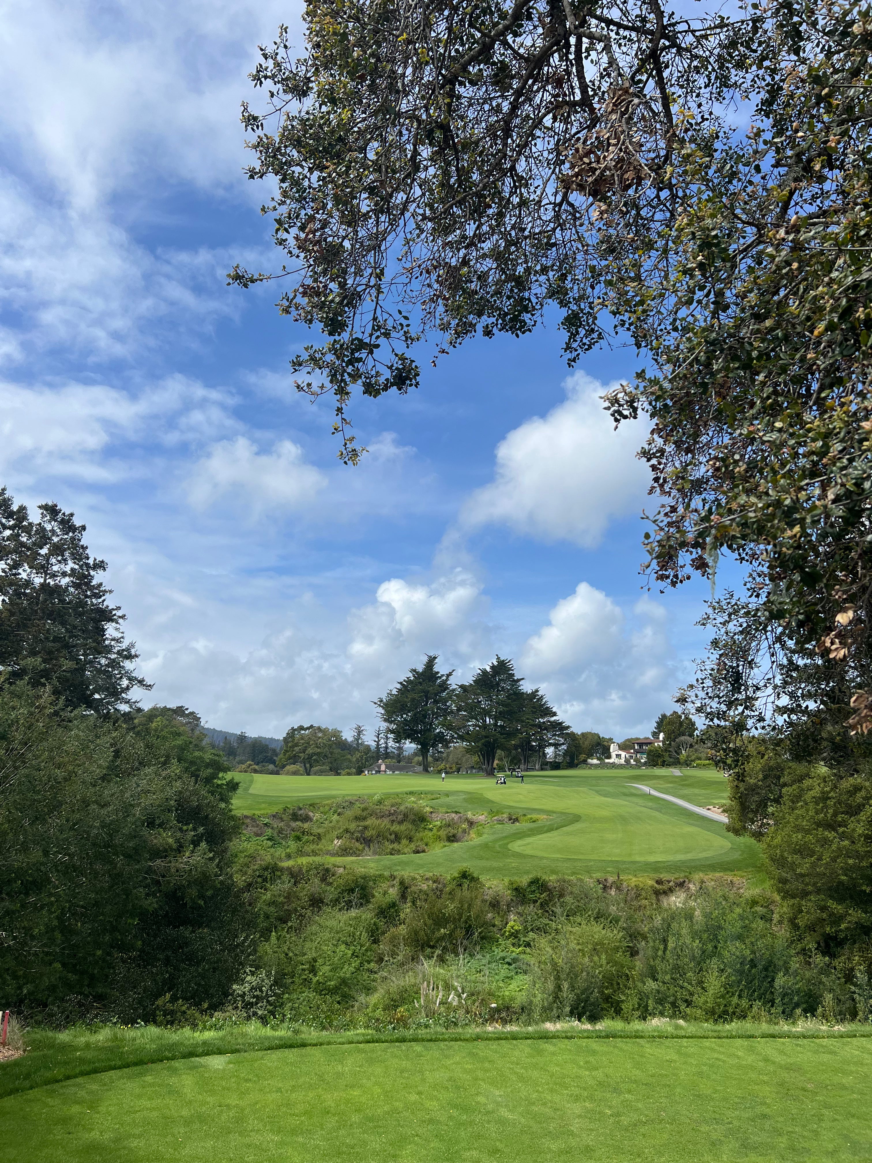 Fairway view at Pasatiempo Golf Course in Santa Cruz, CA