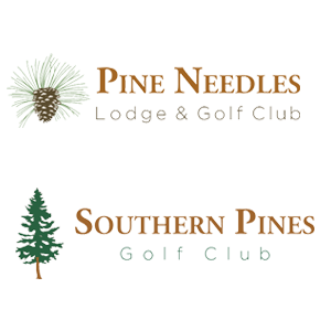 pine needles and southern pines course logos