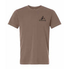 Front view of the Home On The Range Primo Tee in Clay