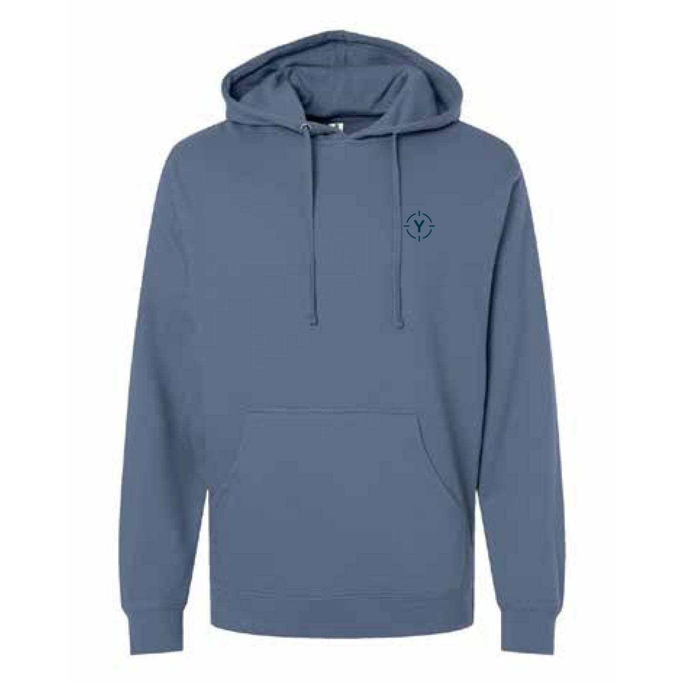 Front view of the Tahoe Sweatshirt in Storm Blue