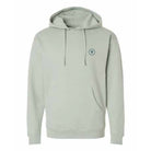 Front view of the Tahoe Sweatshirt in Sage showing the chest mark