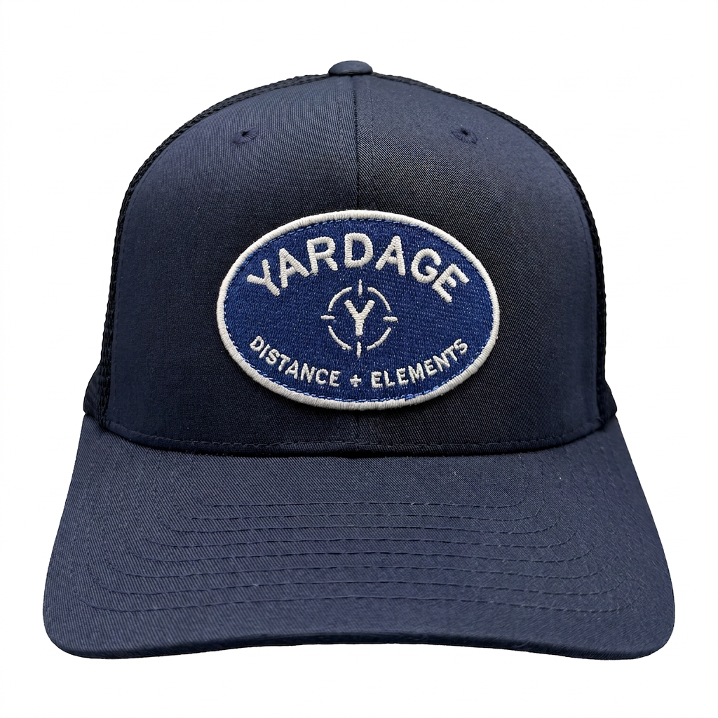 Yardage Distance + Elements Rope Hat front view