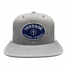 Yardage Distance + Elements Flat Billed Trucker Hat front view