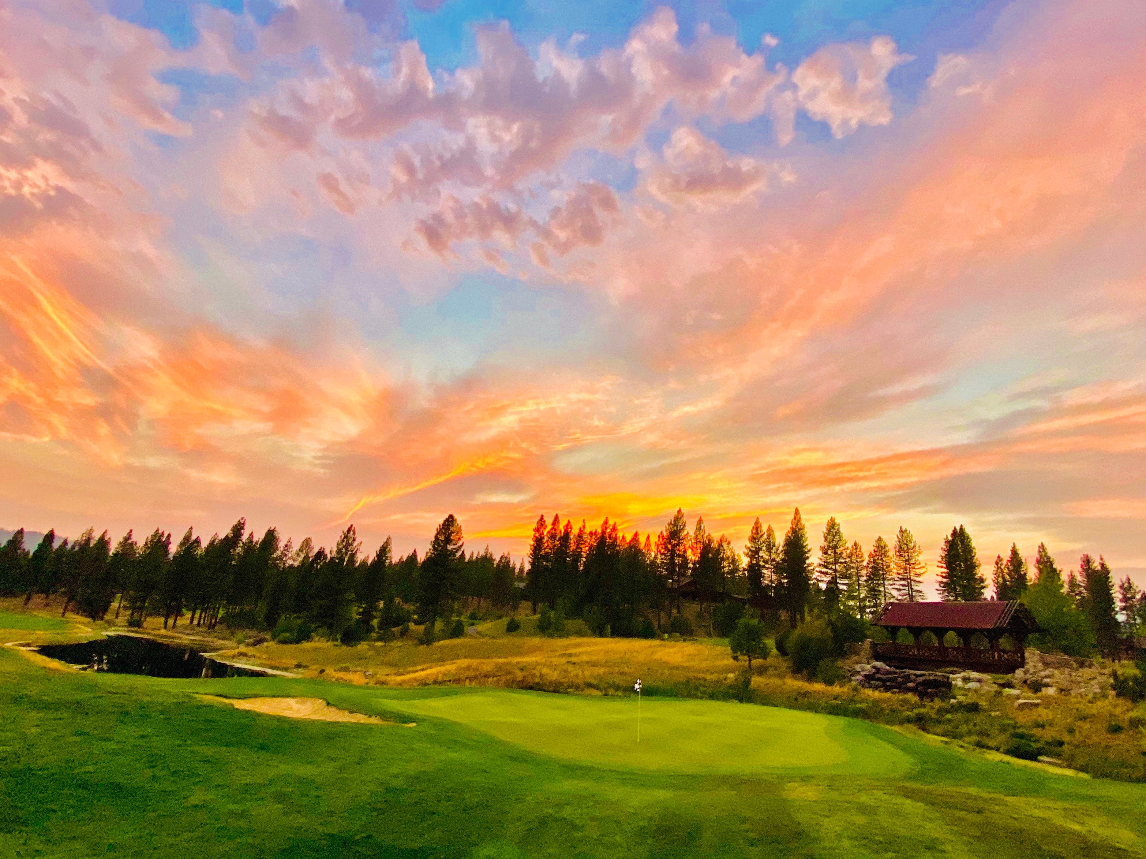 Yardage Golf Company sunset image