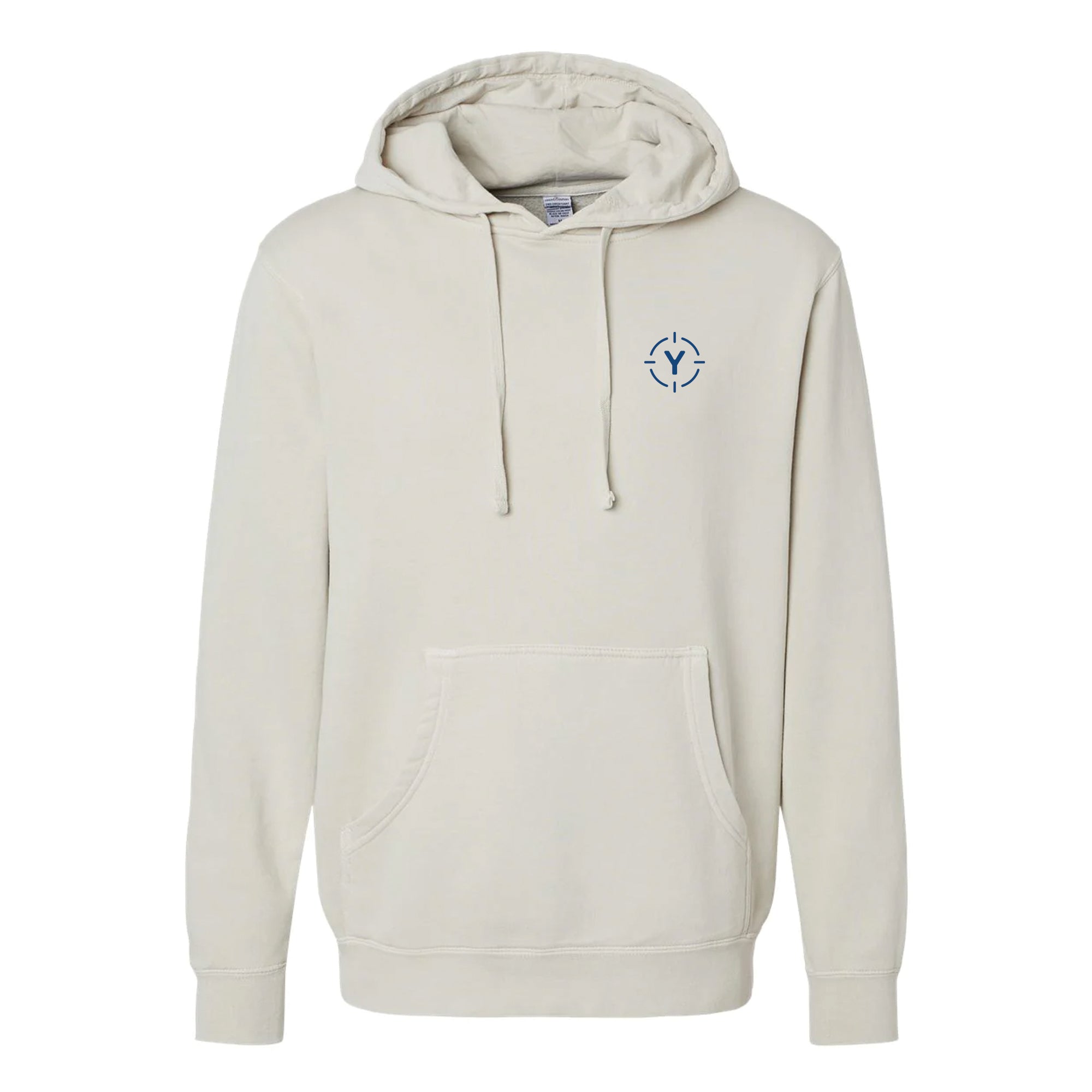 Ivory Yardage Hoodie front view
