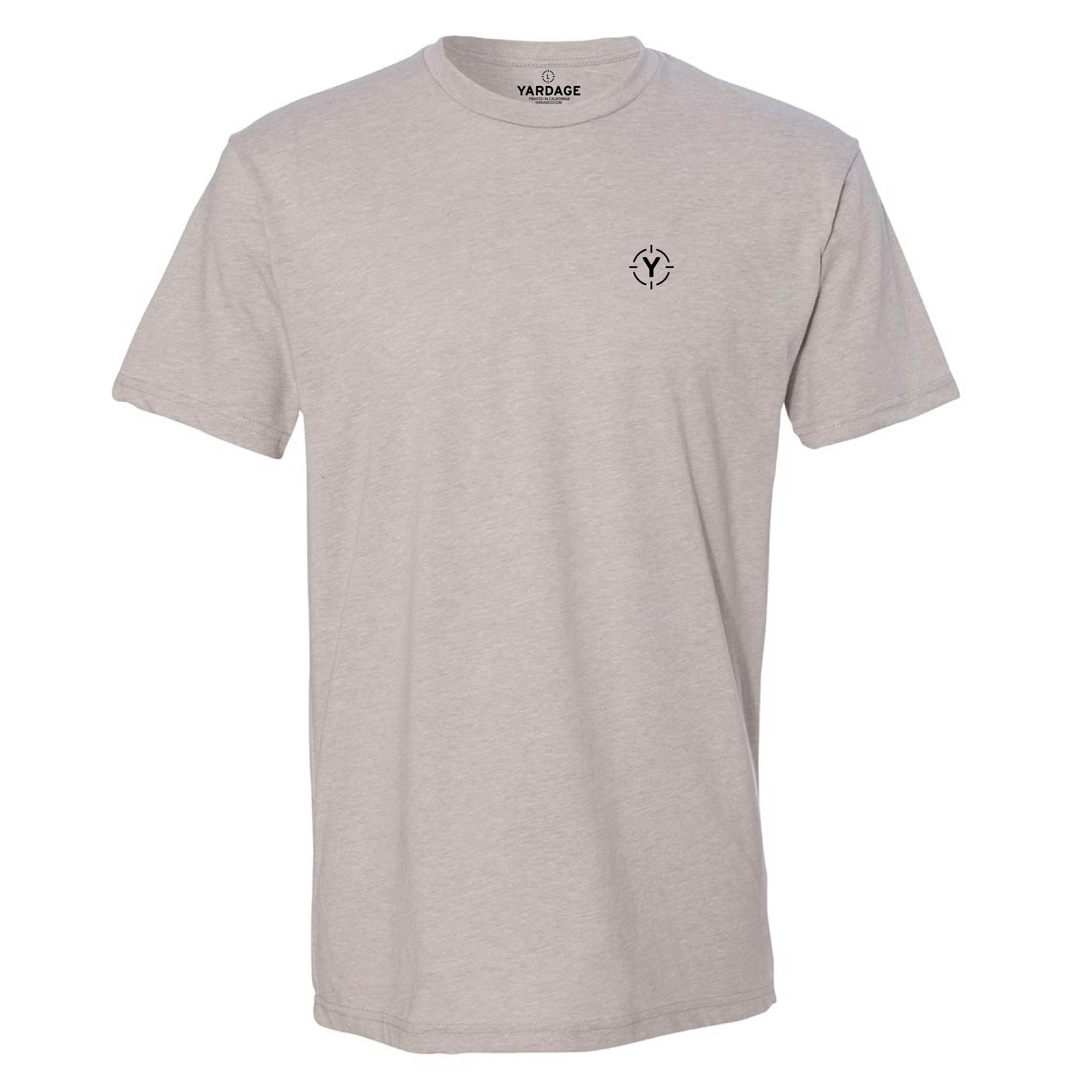 Yardage Bernard Darwin Tee Front