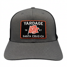 Yardage Flag Curved Billes Trucker Hat front view