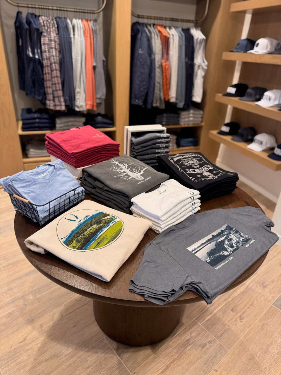 Pronghorn Apparel on Table